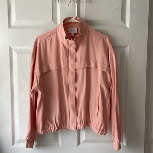 Nine West Pink Cropped Spring Lightweight Jacket